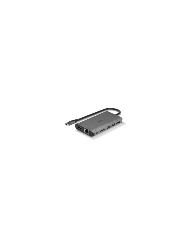 Lindy 43323 base para portÃ¡til y replicador de puertos AlÃ¡mbrico USB 3.2 Gen 1 (3.1 Gen 1) Type-C Negro, Gris