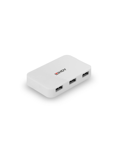 Lindy 43143 hub de interfaz USB 3.2 Gen 1 (3.1 Gen 1) Type-A 5000 Mbit/s Blanco
