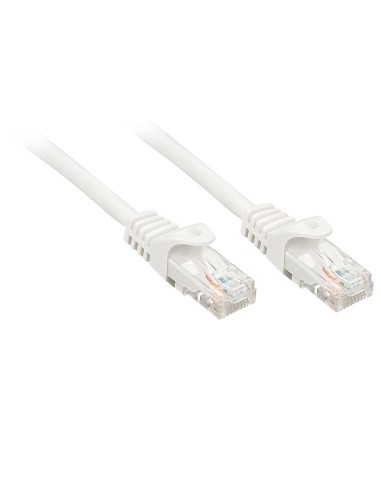 Lindy RJ-45/RJ-45 Cat6 5m cable de red Blanco U/UTP (UTP)