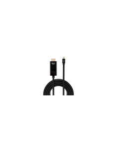 Lindy 36928 adaptador de cable de vÃÂ­deo 3 m Mini DisplayPort HDMI tipo A (EstÃ¡ndar) Negro 2