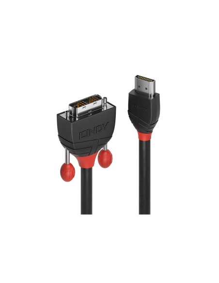 Lindy 36273 adaptador de cable de vÃÂ­deo 3 m HDMI tipo A (EstÃ¡ndar) DVI-D Negro