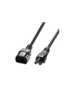 Lindy 30340 cable de transmisiÃ³n Negro 1 m C14 acoplador C5 acoplador