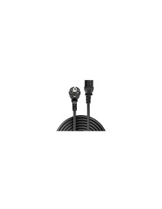 Lindy 30335 cable de transmisiÃ³n Negro 2 m Enchufe tipo F C13 acoplador 2