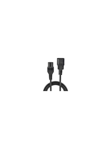 Lindy 30314 cable de transmisiÃ³n Negro 2 m C14 acoplador C15 acoplador