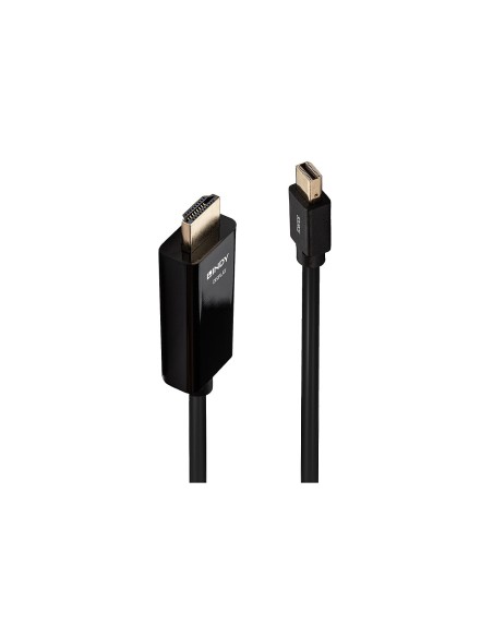 Lindy 36927 adaptador de cable de vÃÂ­deo DisplayPort HDMI tipo A (EstÃ¡ndar) Negro