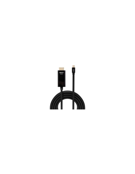Lindy 36927 adaptador de cable de vÃÂ­deo DisplayPort HDMI tipo A (EstÃ¡ndar) Negro