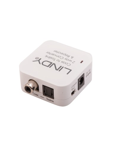 Lindy 70411 cambiador de gÃ©nero para cable Toslink RCA Blanco