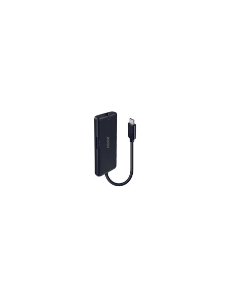 Lindy 43358 base para portÃ¡til y replicador de puertos AlÃ¡mbrico USB 3.2 Gen 1 (3.1 Gen 1) Type-C Negro