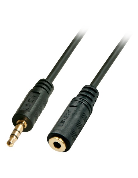 Lindy 35654 cable de audio 5 m 3,5mm Negro