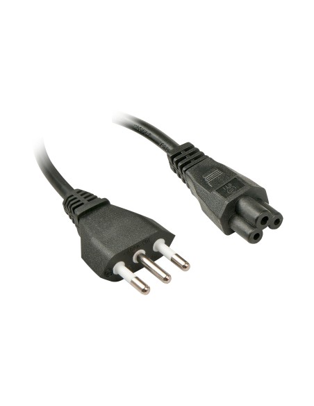 Lindy 2m, CEI23-16-VII - IEC 320 C5 Negro C5 acoplador