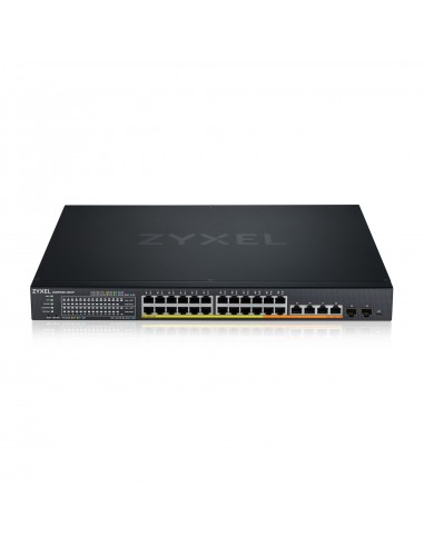 Zyxel XMG1930-30HP Gestionado L3 2.5G Ethernet (100/1000/2500) EnergÃÂ­a sobre Ethernet (PoE) 1U Negro