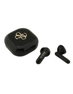 GUESS AURICULAR BLUETOOTH TWS 4G LOGO NEGRO