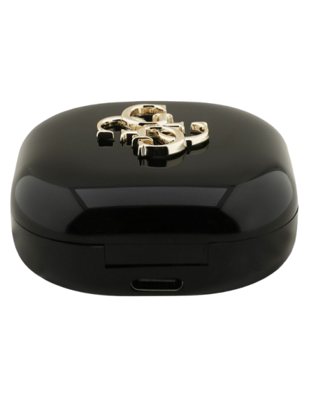 GUESS AURICULAR BLUETOOTH TWS 4G LOGO NEGRO