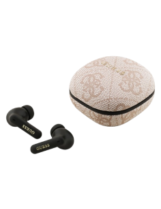 GUESS AURICULAR BLUETOOTH TWS ENC 4G LOGO ROSA