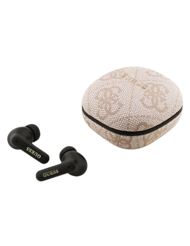 GUESS AURICULAR BLUETOOTH TWS ENC 4G LOGO ROSA