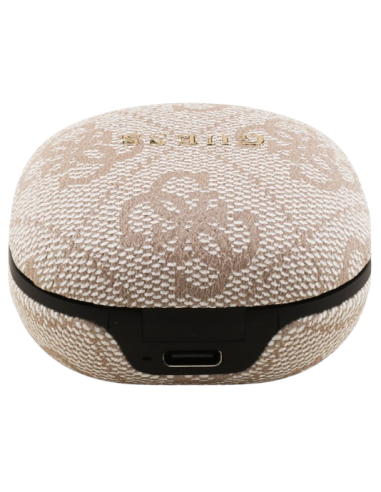 GUESS AURICULAR BLUETOOTH TWS ENC 4G LOGO ROSA