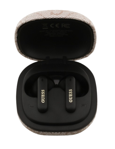 GUESS AURICULAR BLUETOOTH TWS ENC 4G LOGO ROSA