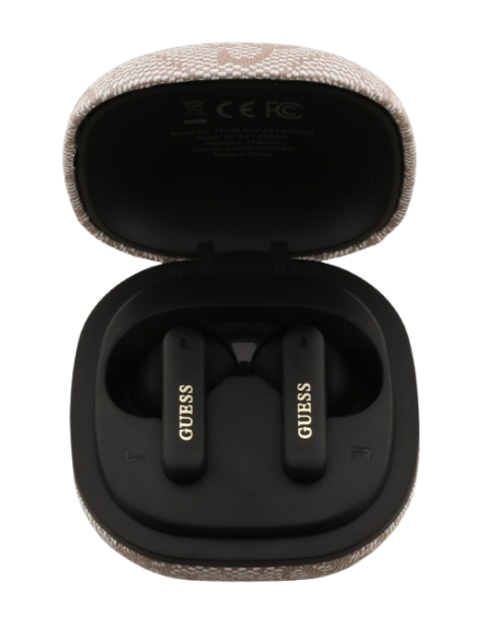GUESS AURICULAR BLUETOOTH TWS ENC 4G LOGO ROSA