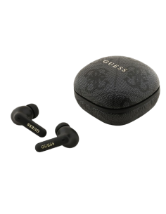 GUESS AURICULAR BLUETOOTH TWS ENC 4G LOGO NEGRO