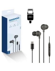 Daewoo DW2015 Auricular USB-C con MicrÃ³fono Negro
