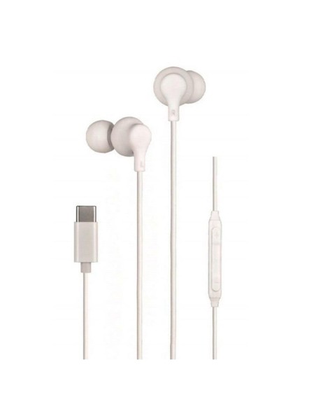 Daewoo DW2016 Auricular USB-C con MicrÃ³fono Blanco