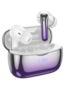 Hoco EQ16 Auricular InalÃ¡mbrico con CancelaciÃ³n de Ruido Purple Glaze