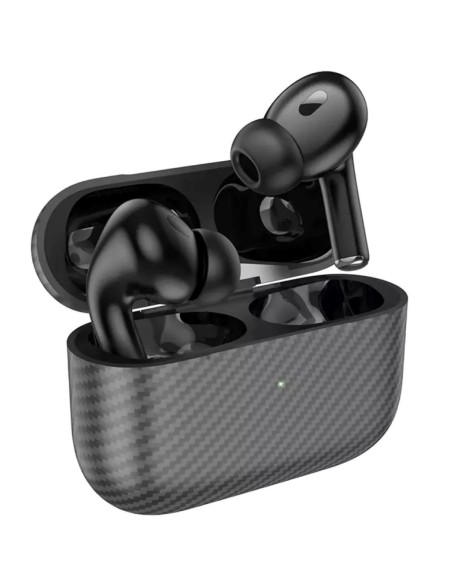 Hoco EW47 Plus True Auricular InalÃ¡mbrico DiseÃ±o Carbono Negro