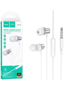 Hoco M110 Auriculares con MicrÃ³fono y Clavija 3.5mm Silver