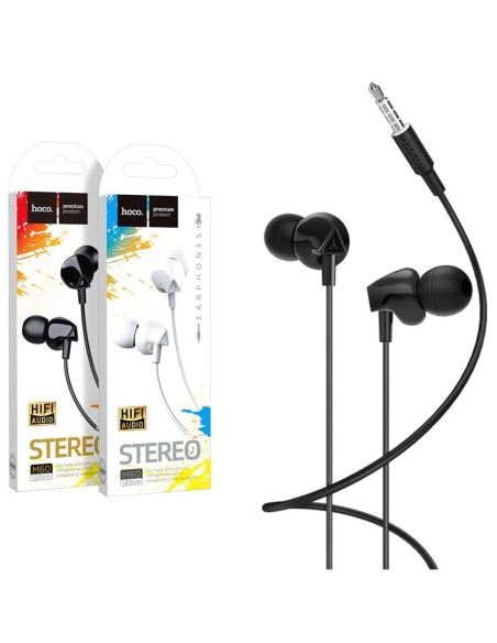 Hoco M60 Perfect Sound Universal Earphones con Micro Negro