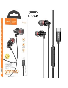 Hoco M90 Auricular USB-C con MicrÃ³fono Negro