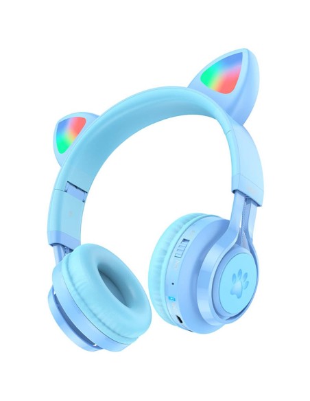 Hoco W39 Auricular Cat Ear para NiÃ±os Azul