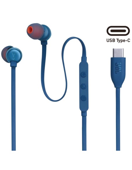 Jbl Tune 310 Auricular USB-C Azul