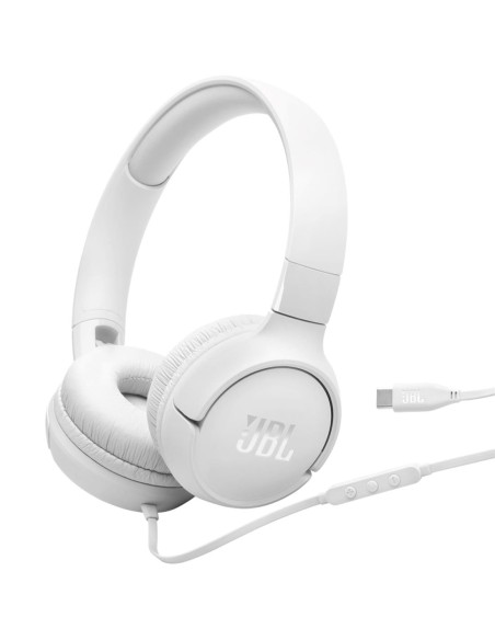 Jbl Tune 520C Auricular InalÃ¡mbrico con ConexiÃ³n USB-C Blanco