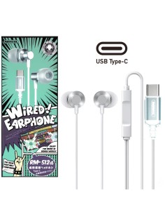 Remax RM-512a Metal Auricular USB-C Digital Blue