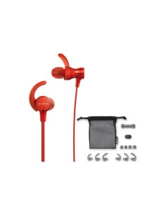 SONY MDR-XB510AS AURICULAR DEPORTIVO ROJO