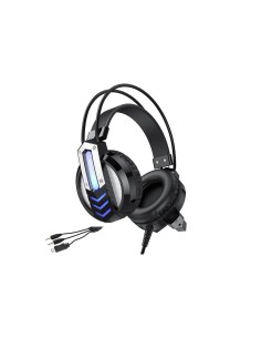 Auricular Borofone Bo100 Gaming 3.5Mm + Usb Negro