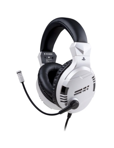 Bigben Auricular oficial para Playstation 4 y 5 Blanco (PS4OFHEADSETV3WHITE)