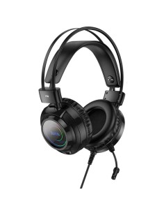 Hoco W110 Auricular Gaming con Luces RGB y ConexiÃ³n 3.5mm y USB Negro