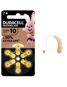 Duracell DA-10 Pila AudÃ­fono (DUR-DA10)