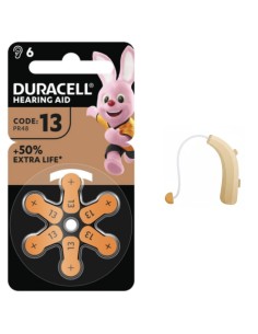 Duracell DA-13 Pila AudÃ­fono (DUR-DA13)