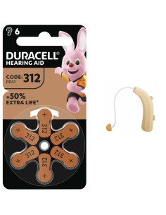 Duracell DA-312 Pila AudÃ­fono (DUR-DA312)