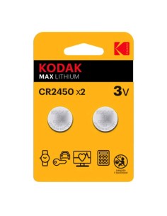KODAK CR2450 BATERÃA LITHIUM 3V 2 UNDS (30417762)