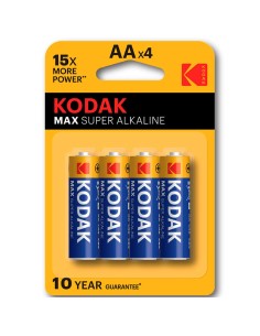 KODAK LR-06 AA MAX ALKALINA 4 UNDS (30952867)