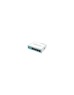 SWITCH MIKROTIK HEX 5PTOS GIGABIT BLANCO RB750GR3 2