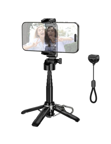 Hoco K27 Selfie Stick y MonopiÃ© con Mando Bluetooth