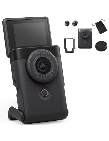 Canon PowerShot V10 Kit Vlogging Avanzado Video CÃ¡mara Negra