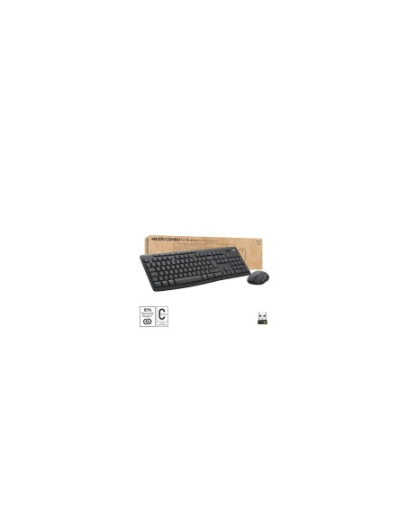 Logitech MK370 Combo for Business teclado RatÃ³n incluido RF Wireless + Bluetooth QWERTZ AlemÃ¡n Grafito