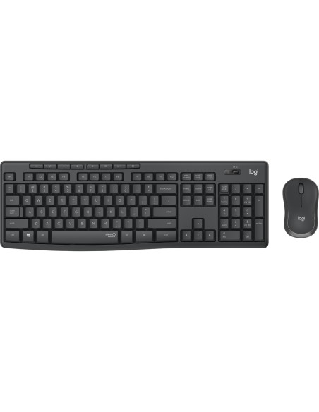 Logitech MK295 Silent Wireless Combo teclado RatÃ³n incluido Oficina USB QWERTZ AlemÃ¡n Grafito