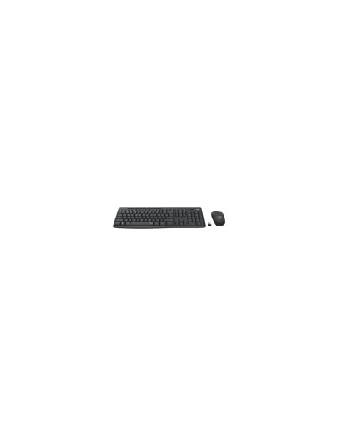 Logitech MK295 Silent Wireless Combo teclado RatÃ³n incluido Oficina USB QWERTZ AlemÃ¡n Grafito