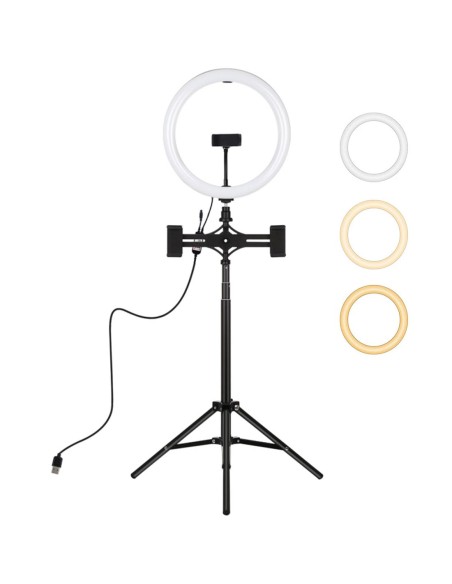 Puluz PKT3062B Aro de Luz 30cm con 3 tonos y TrÃ­pode de 1.65cm